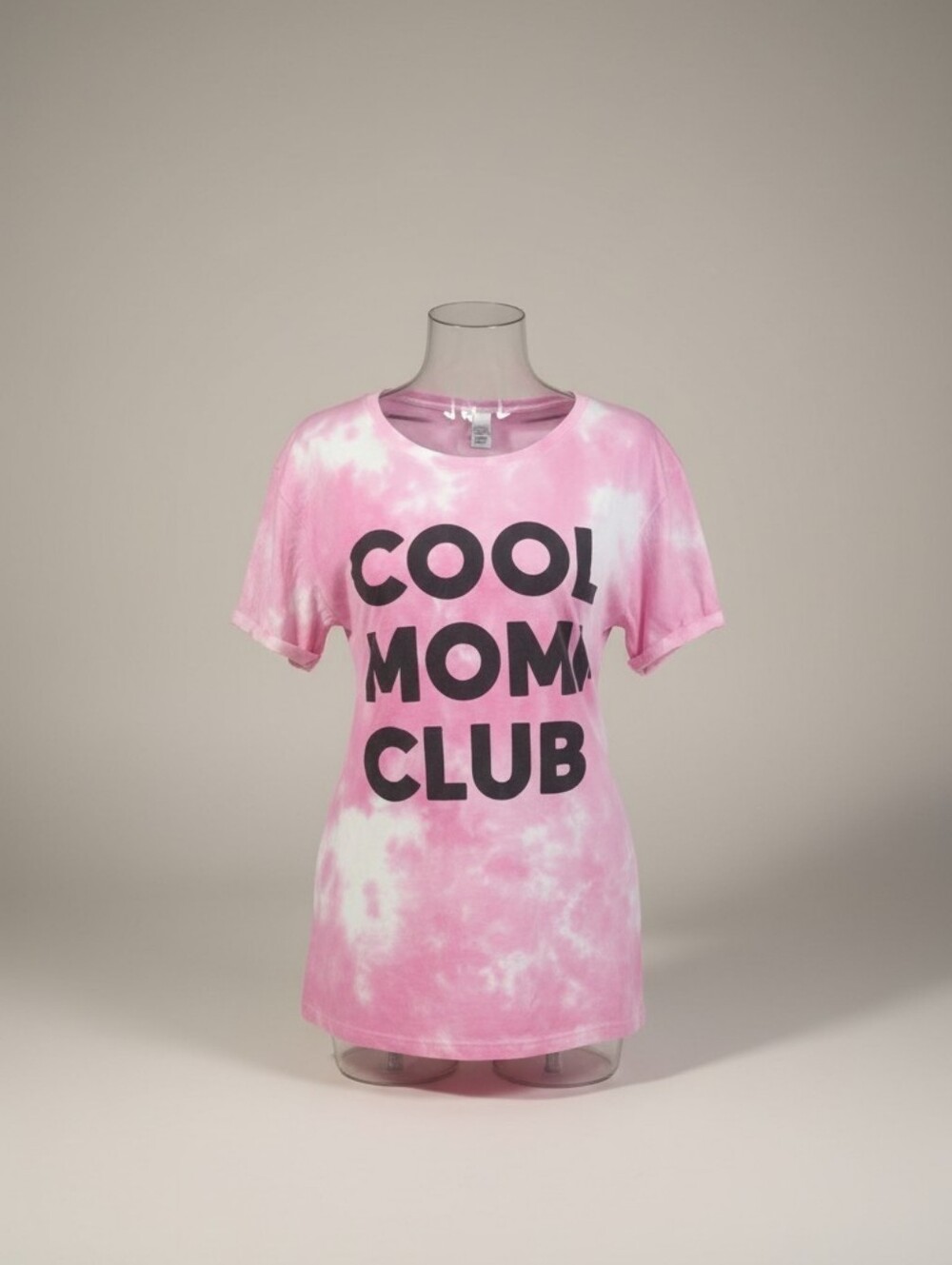 Cool Mom Club Pink Tie-Dye Graphic Tee